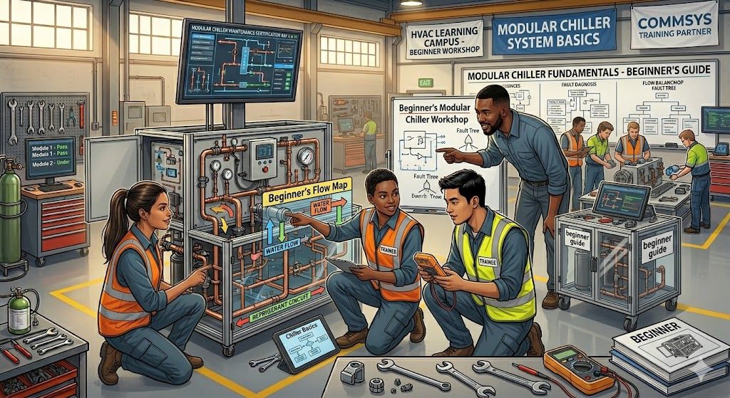 Modular chiller system training for beginners