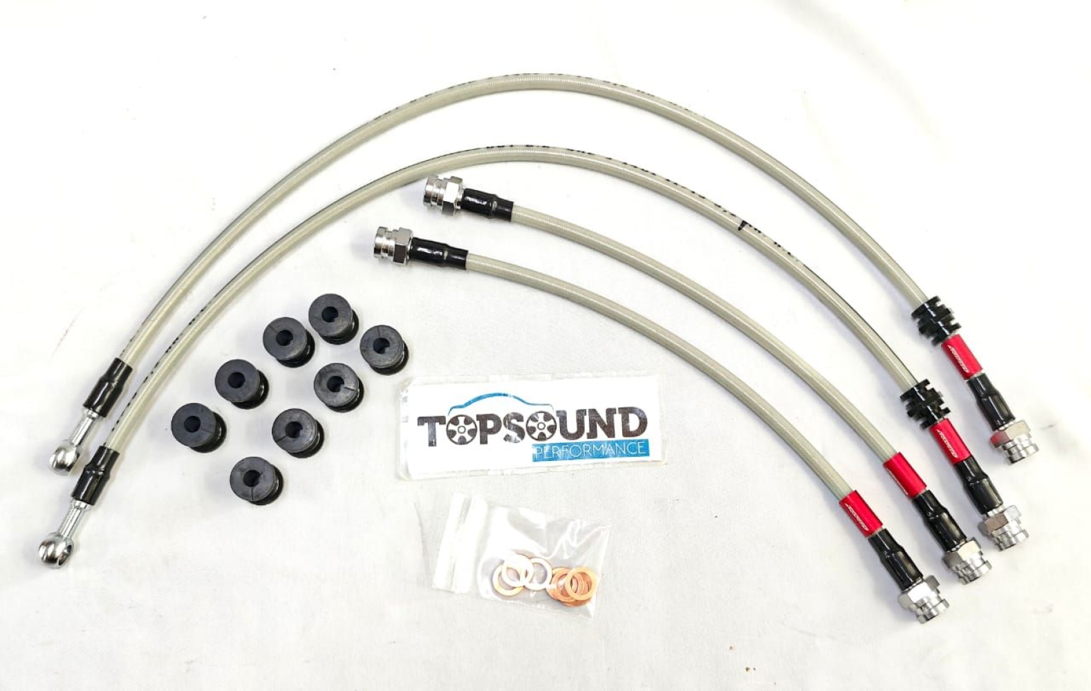 AROSPEED Steel Braided Brake Hose Proton Iriz