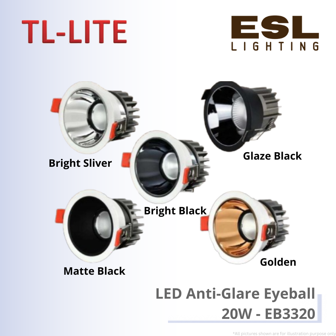TL-LITE LED Anti-Glare Eyeball 20W - EB3320