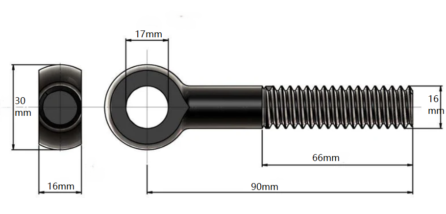 Mild Steel Swing Bolt / Eye bolt