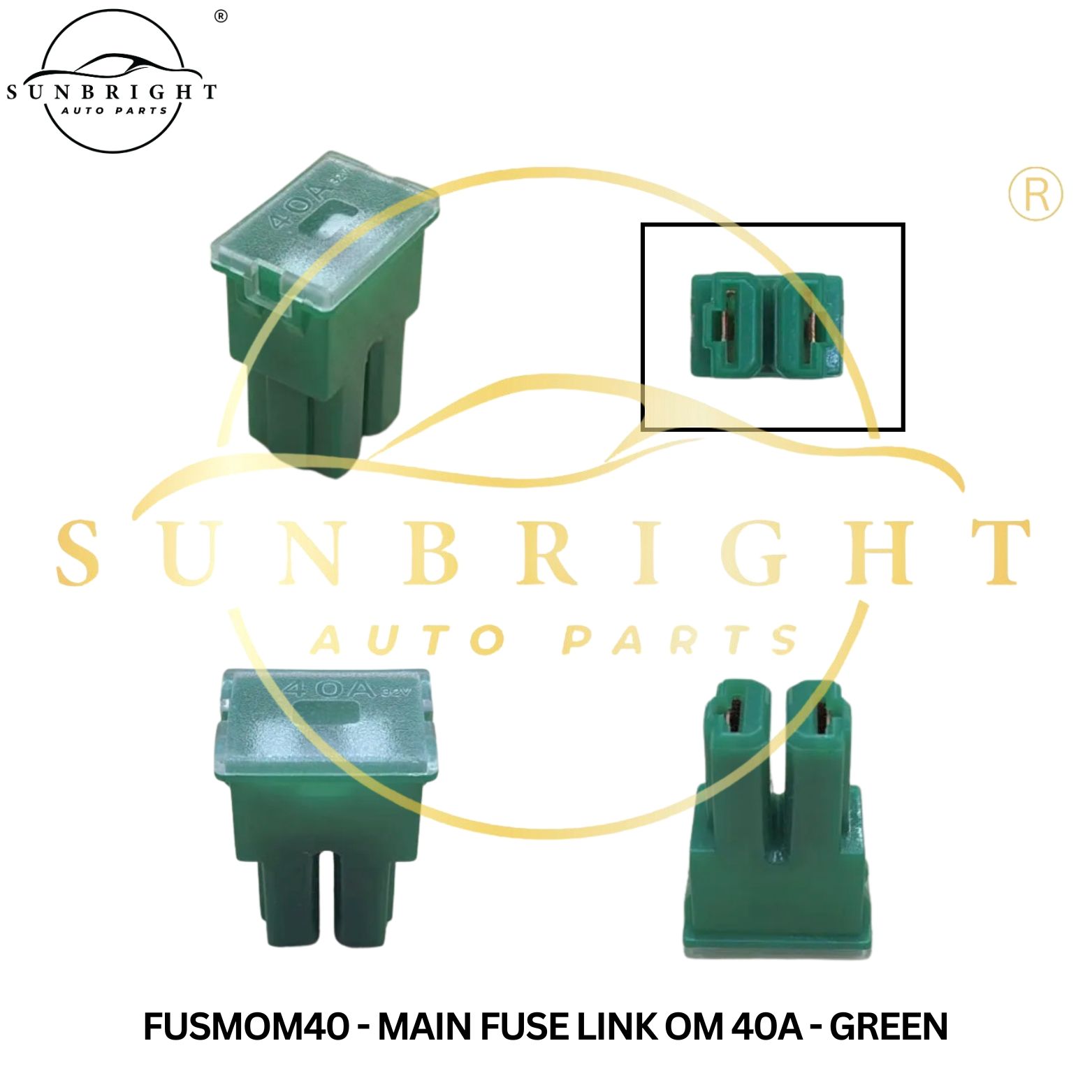 FUSMOM40 - MAIN FUSE LINK OM 40A - GREEN
