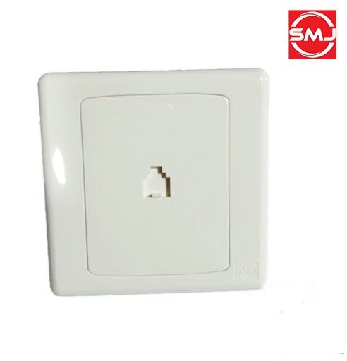 MK 2917WHI 1 Gang Telephone Outlet RJ11 American Type 