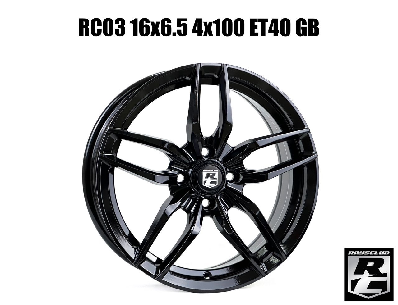 RC03 16X6.5 4X100 ET40 GB