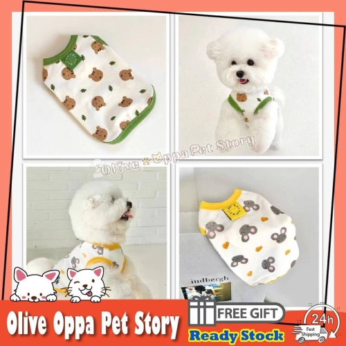 Pet Cute Design Shirt Dog Clothes Pet Clothing Cat Clothes Baju Kucing 狗狗可爱打底衫 老鼠造型 可爱狗狗衣服 宠物服装 可爱猫咪衣服