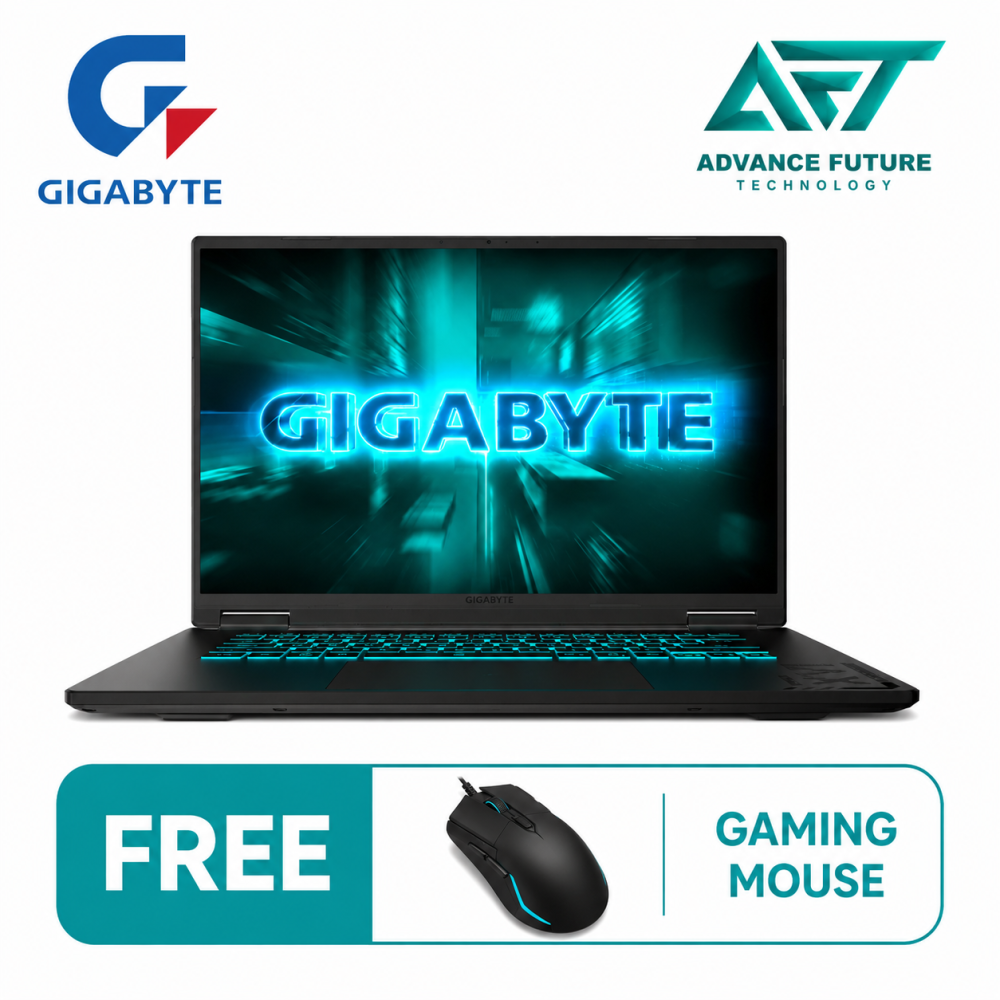 Gigabyte A16 CTHI3-MY893SH 16'' WUXGA 165Hz Gaming Laptop Black Steel ( Intel Core i7-13620H, 16GB, 512GB, RTX5050, W11 )