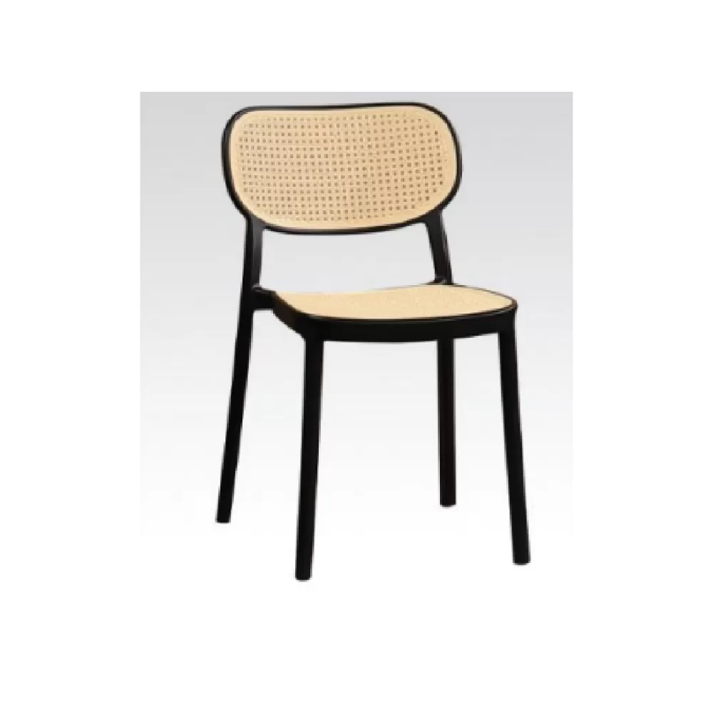 Sophie Rattan Chair - Black