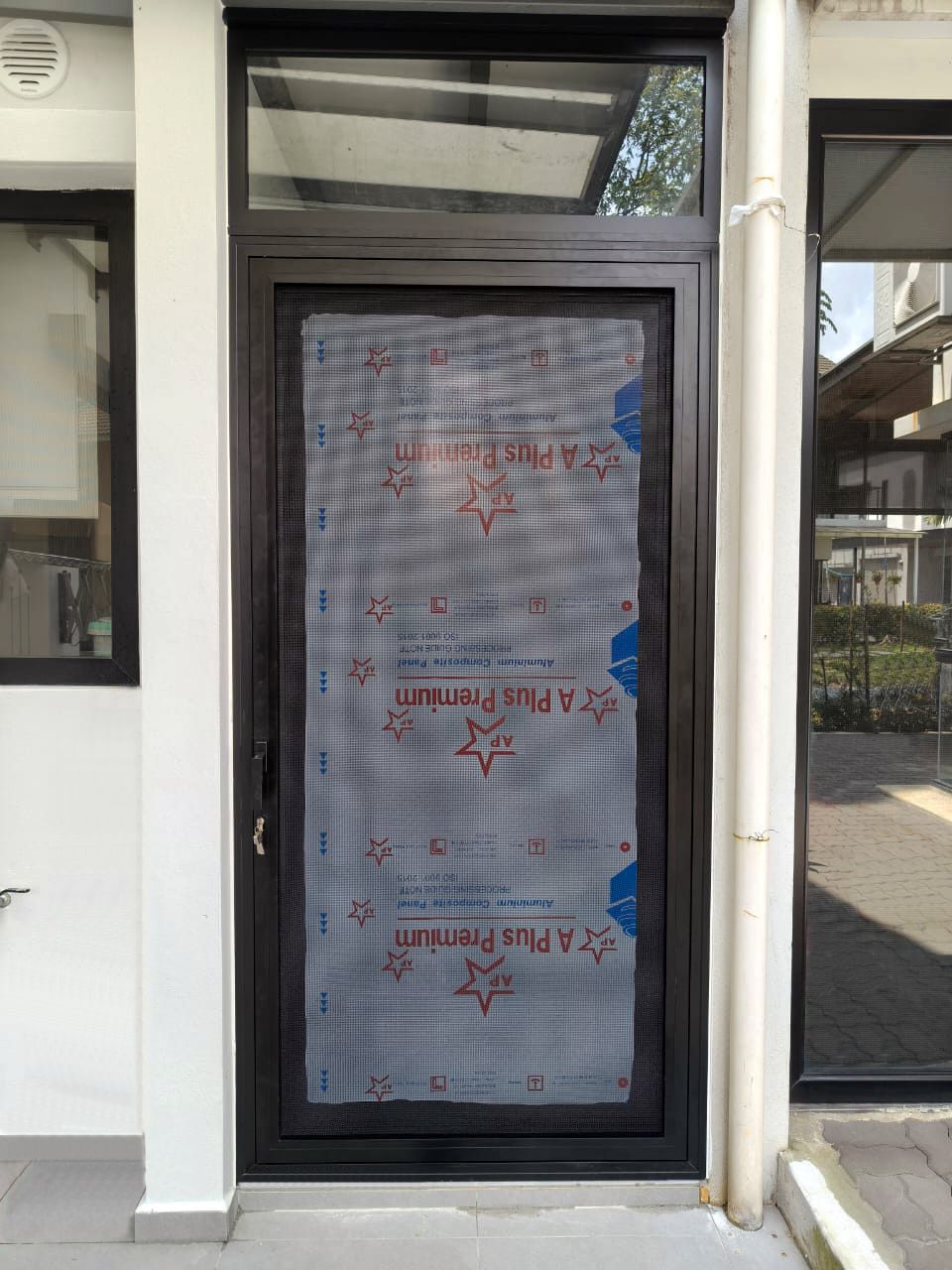Security Mesh Hinge Door @ Puchong
