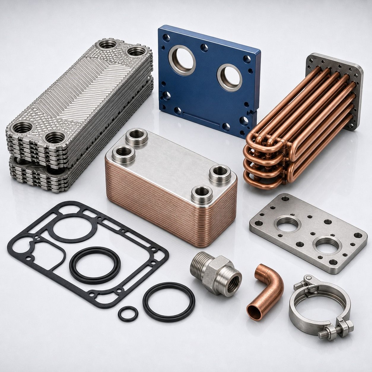 Heat exchanger parts