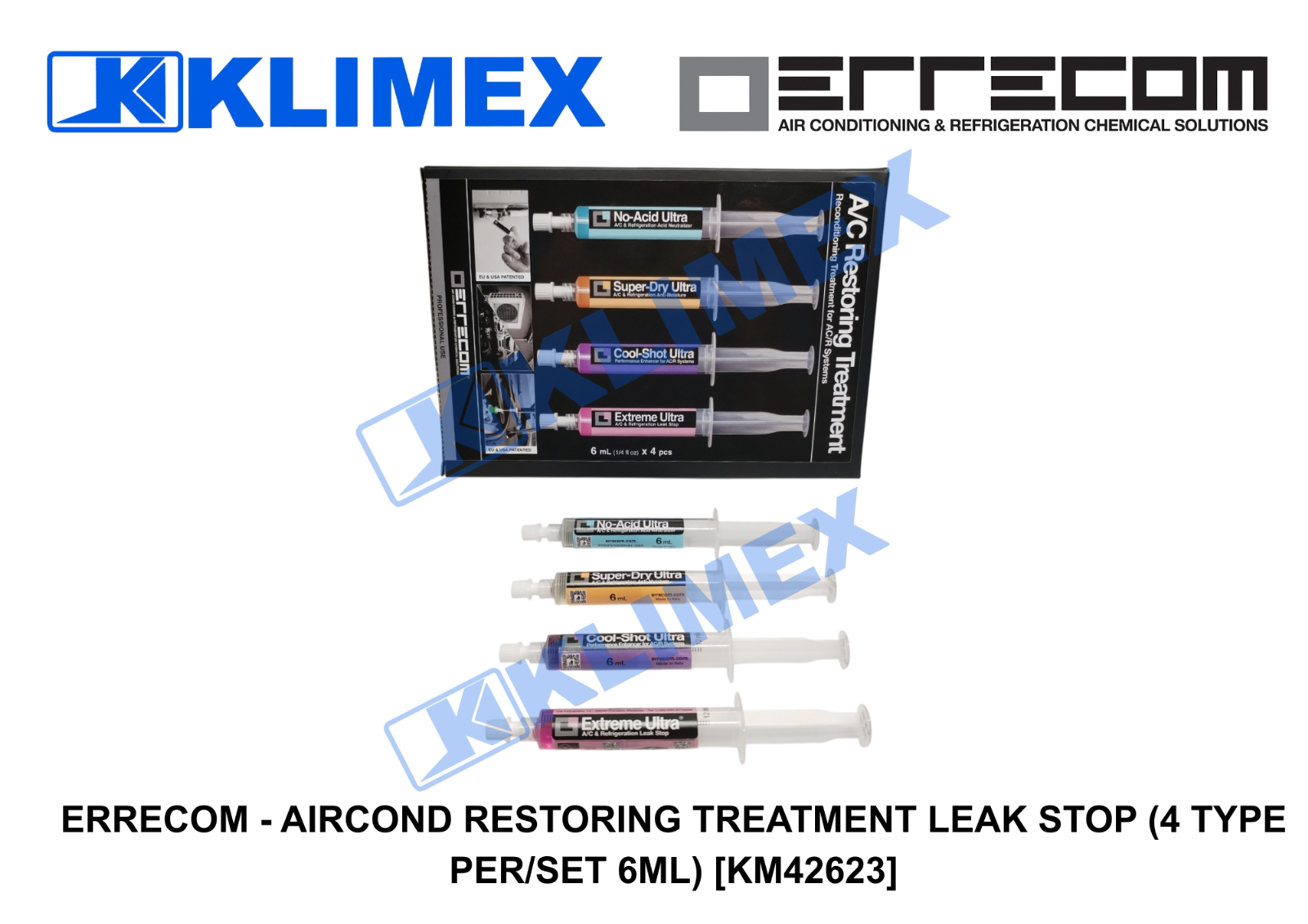 ERRECOM - AIRCOND RESTORING TREATMENT LEAK STOP (4 TYPE PER_SET 6ML) [KM42623]