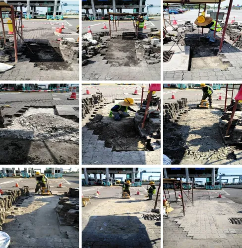 RECTIFICATION OF DEPRESSED PAVER @ GATE 1, WESTPORT