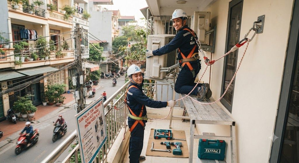 HVAC accident prevention safety checklist installation