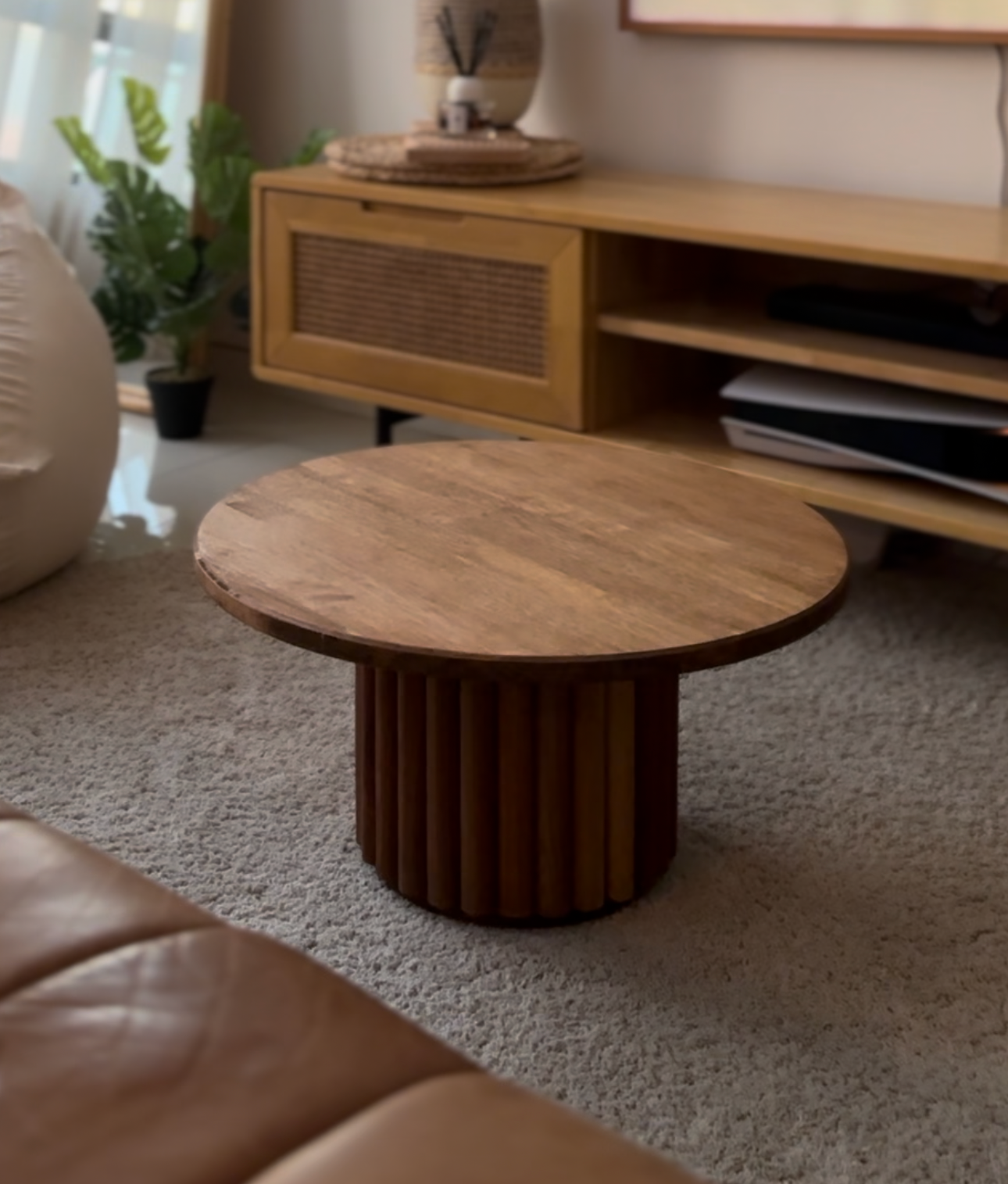 Fluted Coffee Table