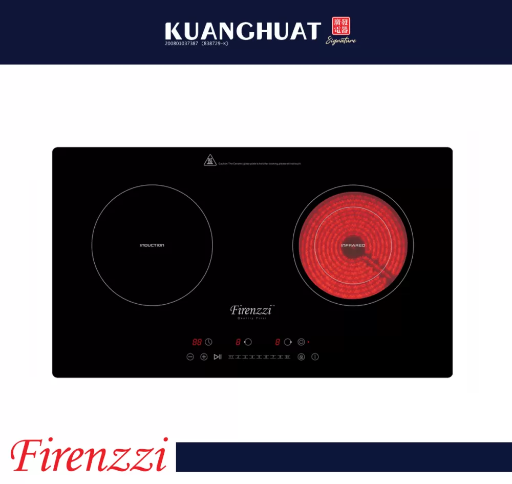 [PRE-ORDER 7 DAYS] FIRENZZI Built-In Induction Hob & Ceramic Hob FRD-2177 XP