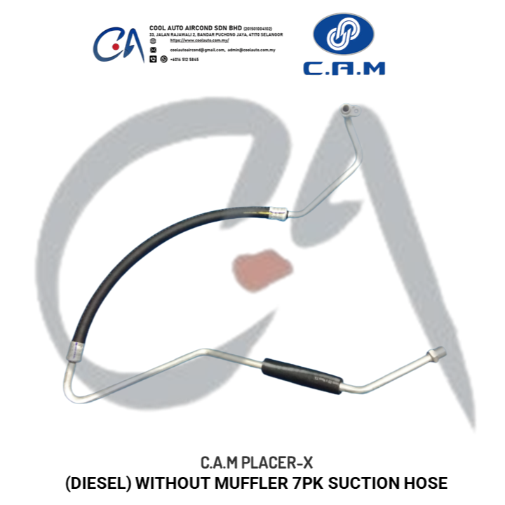 C.A.M PLACER-X (DIESEL) WITHOUT MUFFLER 7PK SUCTION HOSE