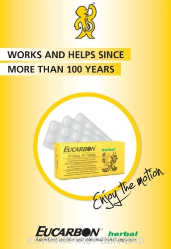 Eucarbon Herbal 30 Tablets(EXP : 04/2024)(Clearance Stock)