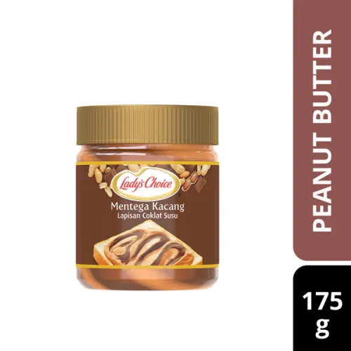 LADY'S CHOICE CHOCOLATE STRIPE PEANUT BUTTER (12 X 175G)