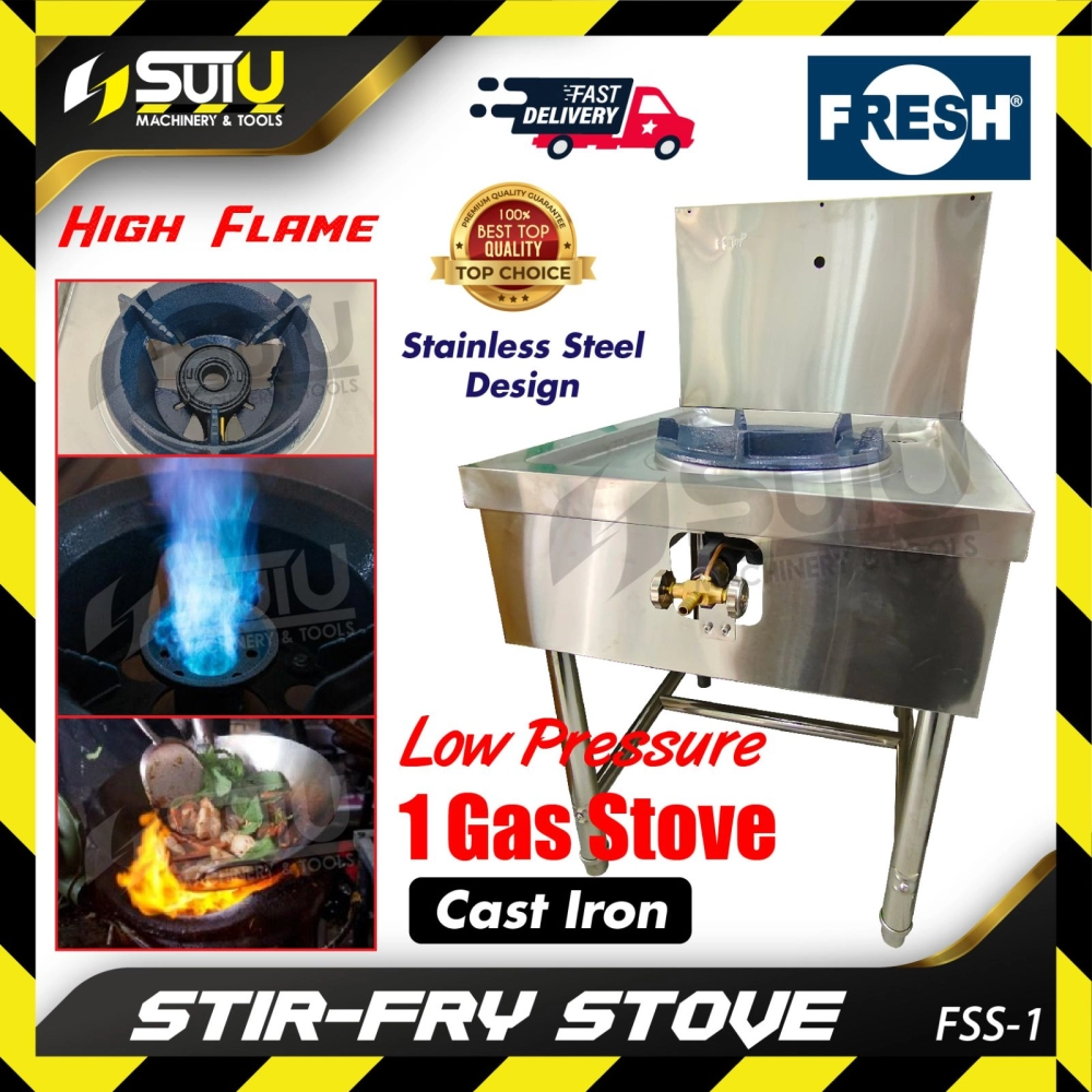 FRESH FSS-1 Single / Double / Triple Burner Gas Stove / Stir-Fry Stove / Gas Stove S