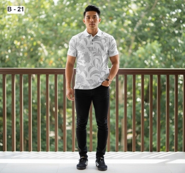 Custom Batik Sublimation T-Shirt