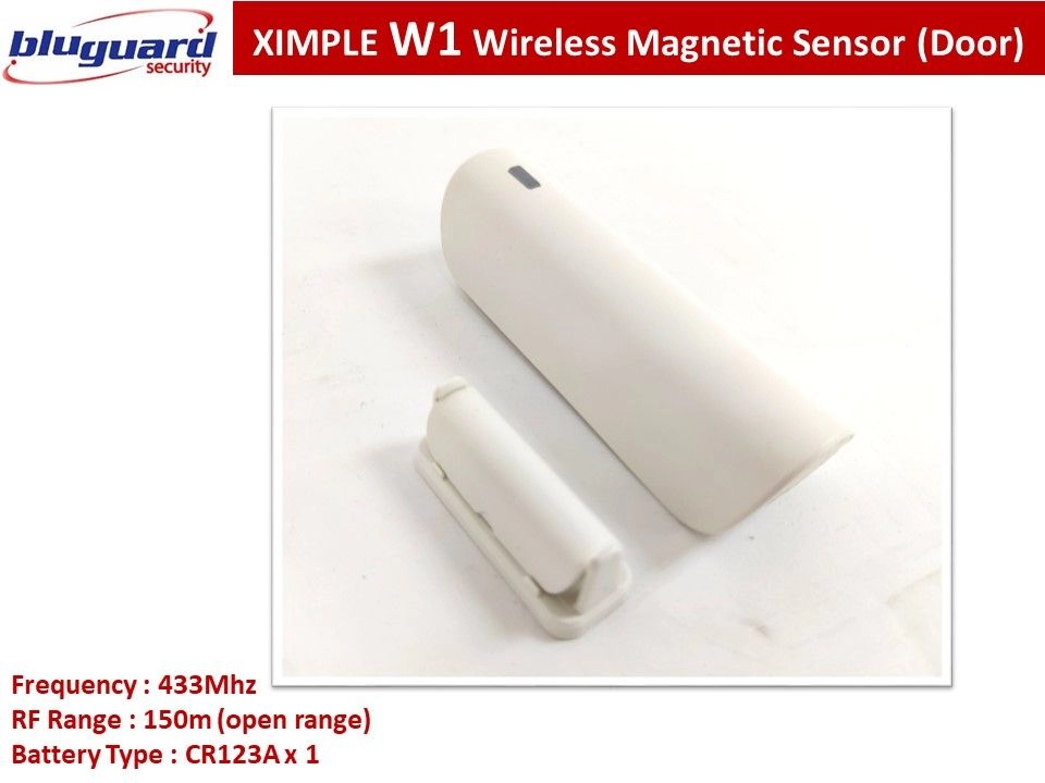Bluguard Wireless Alarm System XIMPLE W1 Accessories 