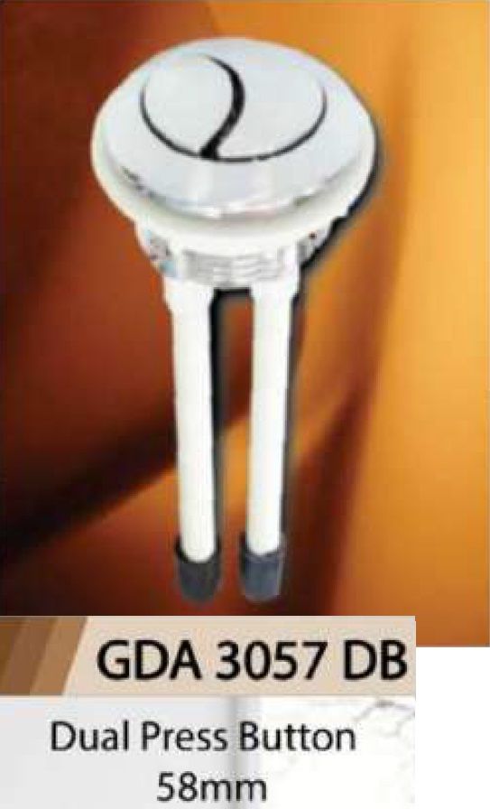 GDA 3057 DB DUAL PRESS BUTTON 58MM
