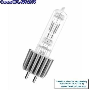 Osram HPL575/230V 575W 93728 54618 Display Optic Studio bulb UCF (Mexico)