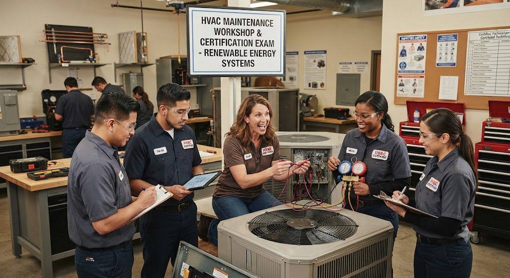 HVAC maintenance workshop certification