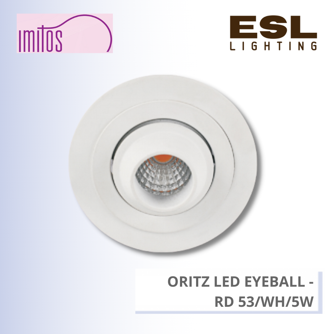 IMITOS ORITZ LED EYEBALL 5W - RD53/WH/5W