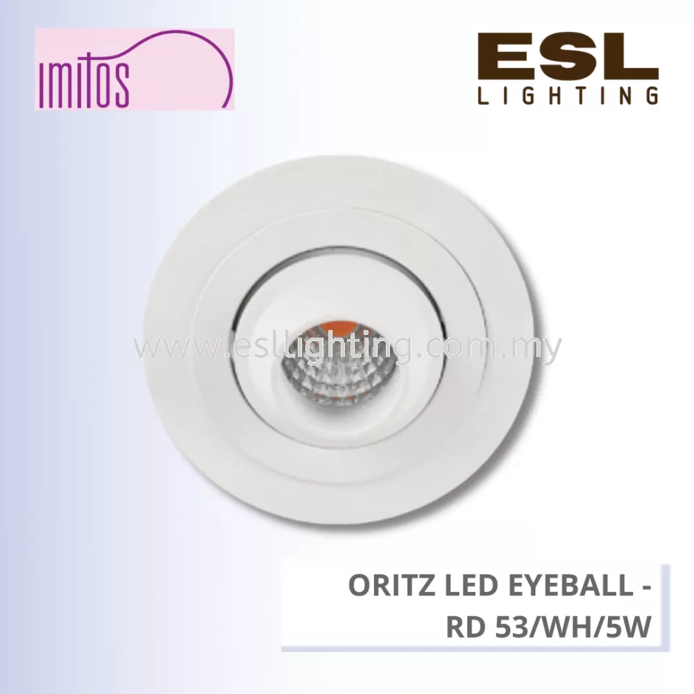 IMITOS ORITZ LED EYEBALL 5W - RD53/WH/5W
