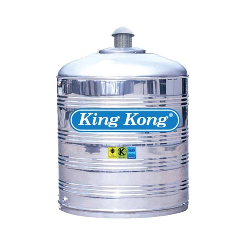 King Kong KS Series Stainless Steel Water Tank (900L – 1800L) | Vertical Flat Bottom Without Stand | Durable 304-BA Water Storage Tank