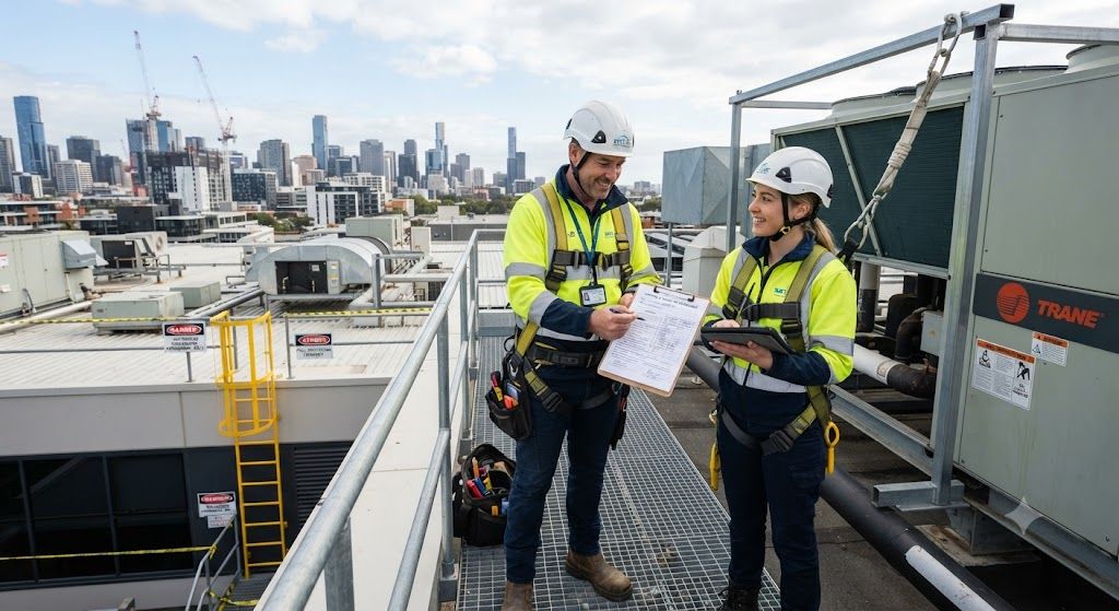 working at height risk assessment HVAC
