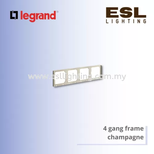 Legrand Galion™  4 gang frame champagne