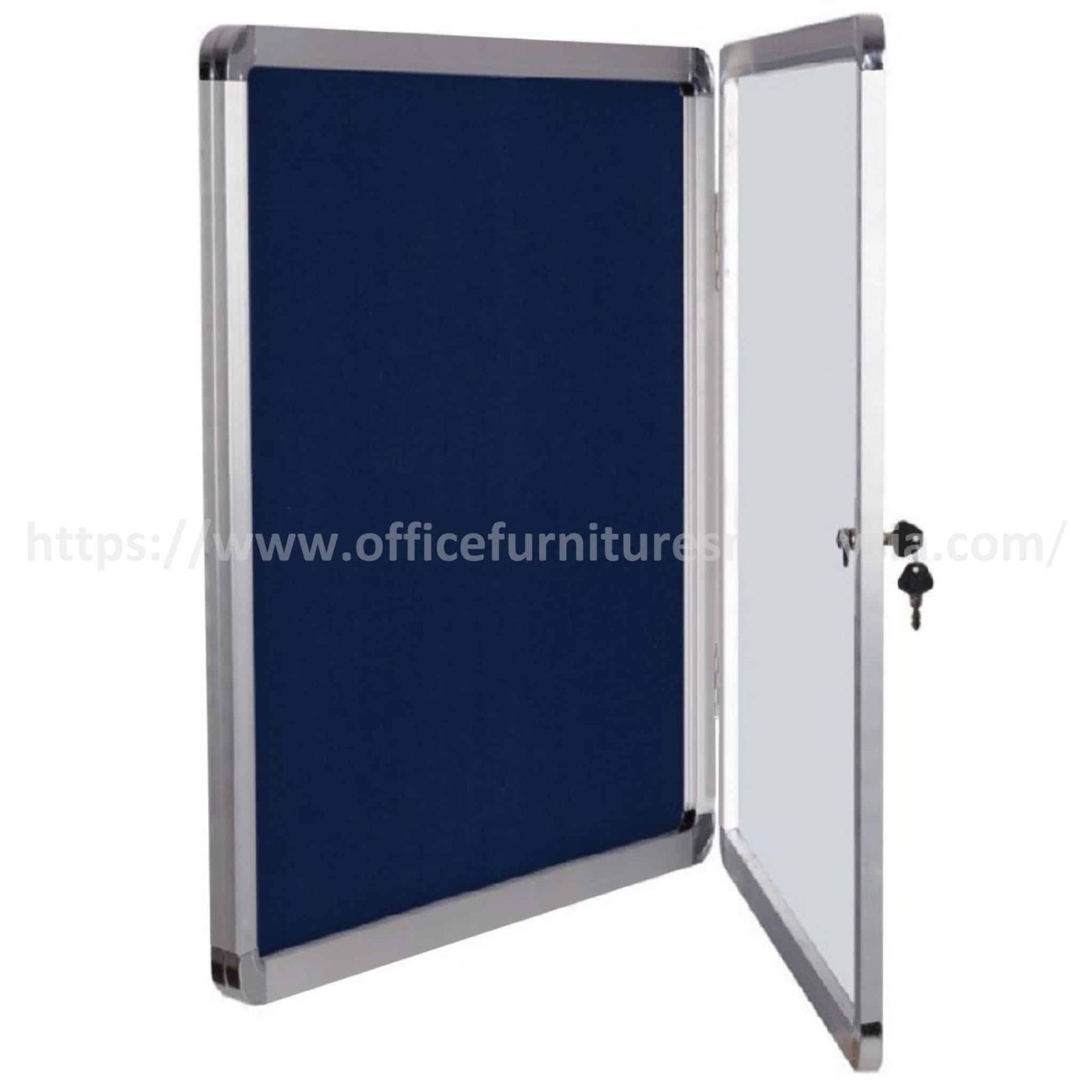 2 ft x 3 ft Display Case Notice Velvet Board OFMDCV23