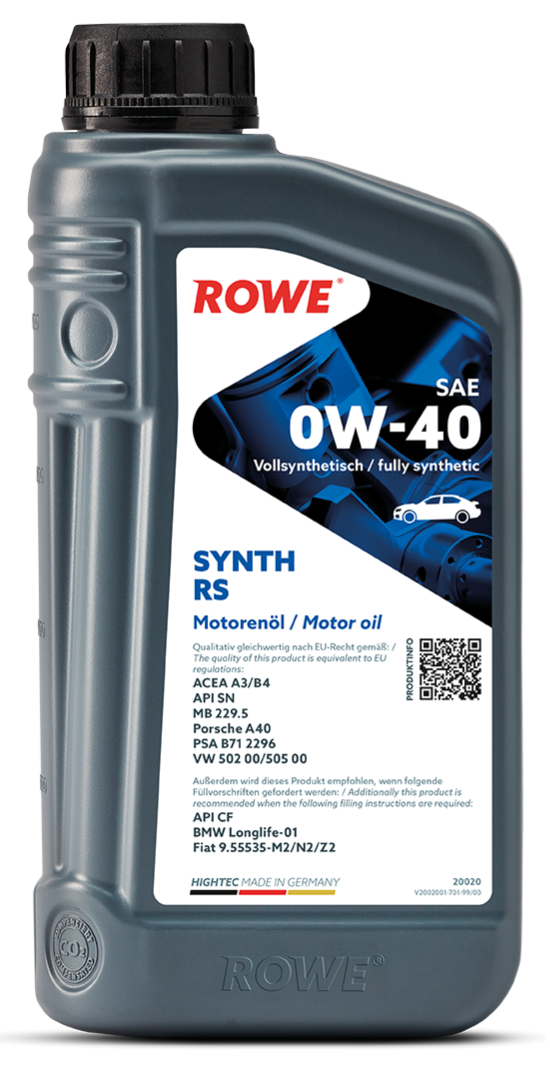 HIGHTEC SYNTH RS SAE 0W-40