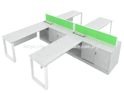 Desking 33 System - 02 - 4 Pax Workstation