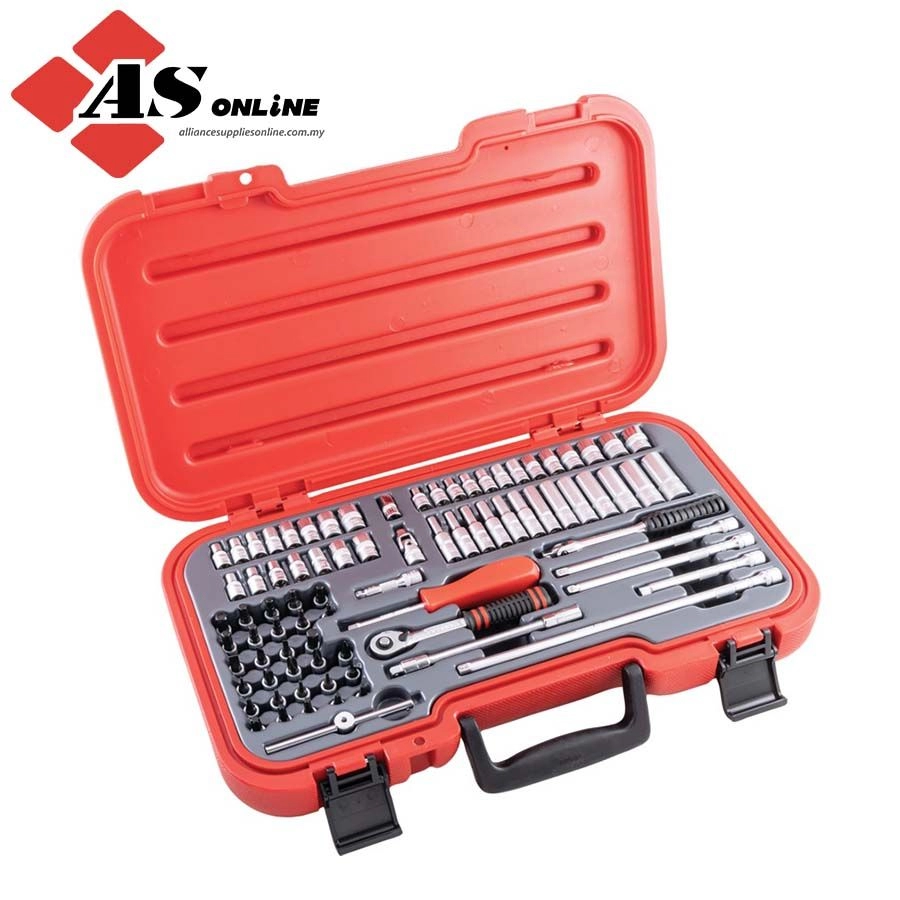 KENNEDY 1/4in. Socket Set, BA/Imperial/Metric, Set of 82 / Model: KEN5824896K