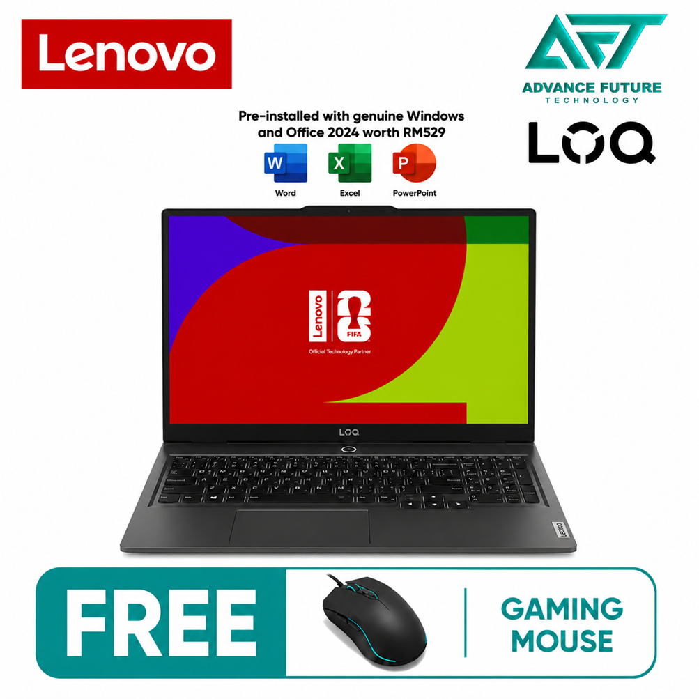 Lenovo LOQ Essential 15IRX11 83SC004UMJ 15.6" FHD 144Hz Gaming Laptop Luna Grey ( Intel Core i5 13450HX, 16GB, 512GB SSD, RTX5050, W11 )
