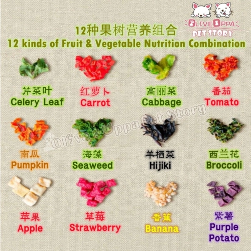 12MixFruitVeg12种果蔬冻干