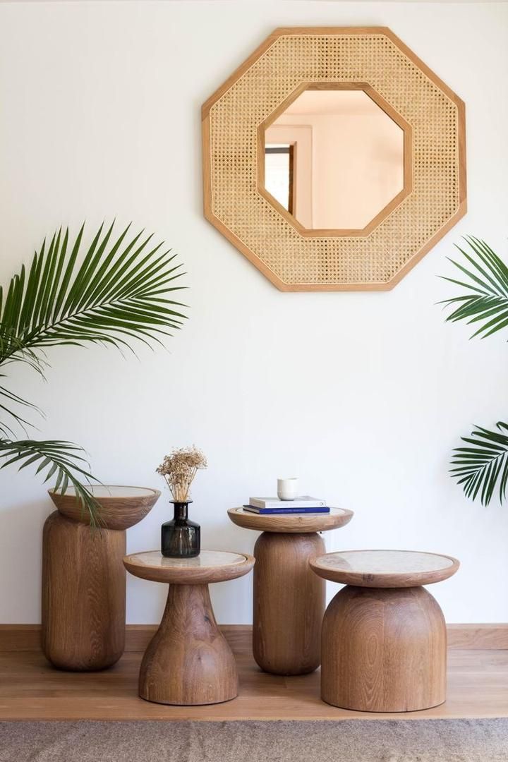 MIR 039 -  RATTAN MIRROR
