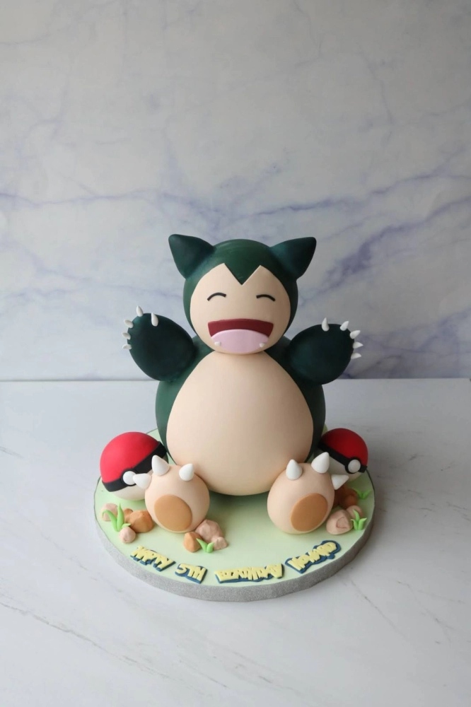 Pokemon Snorlax Cake