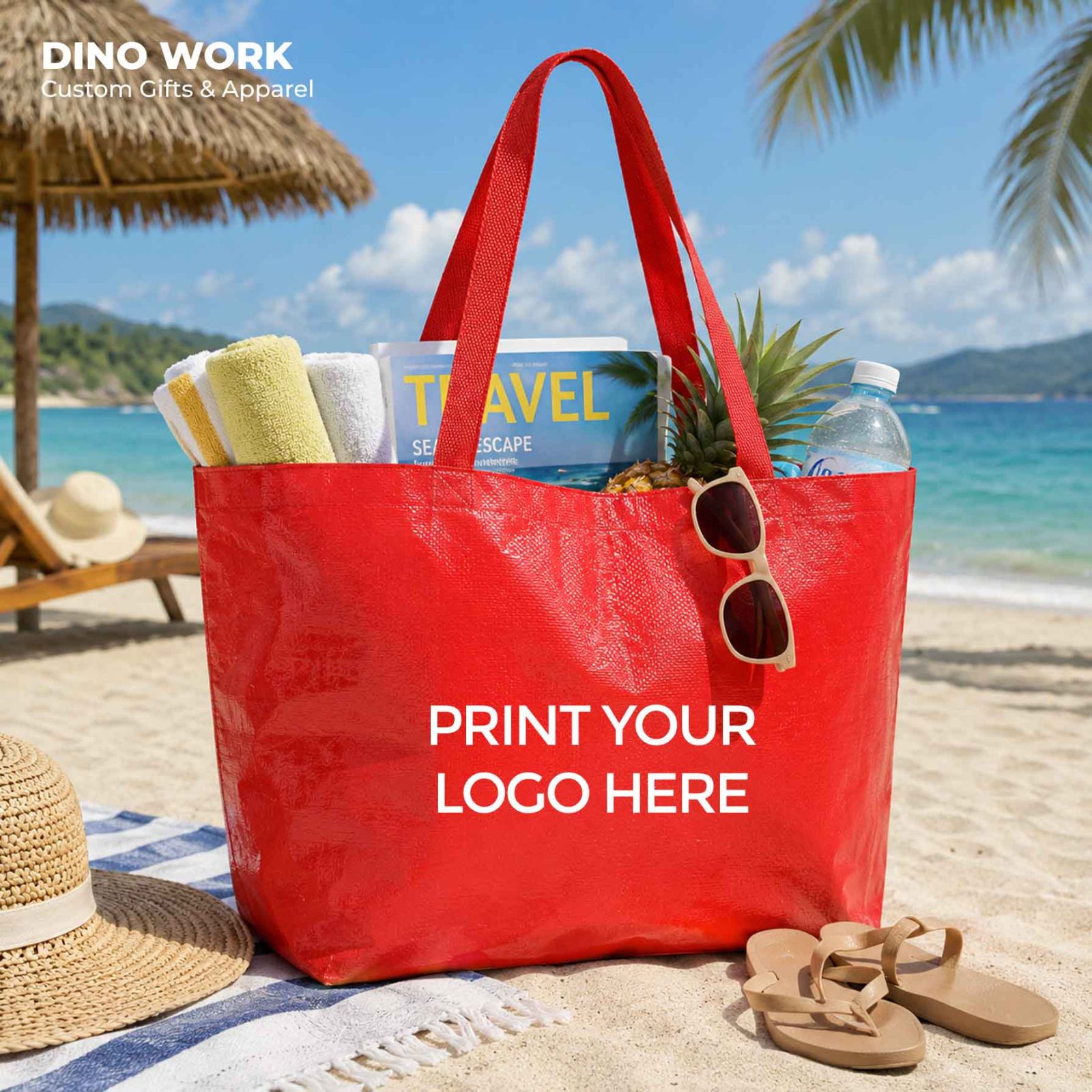 PP Woven Laminated Tote Bag 0290 (Glossy)