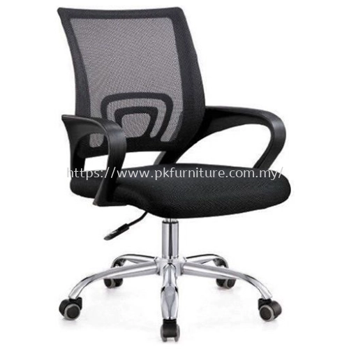 BUDGET MESH CHAIR - PK-BGMC-3-L-F2 - MESH 2 LOW BACK MESH CHAIR (CHROME)