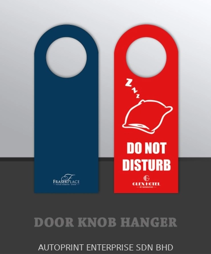 Die-cut Door Knob Hangers