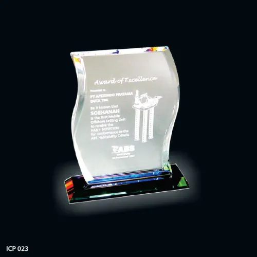 Exclusive Crystal Plaque - ICP 023