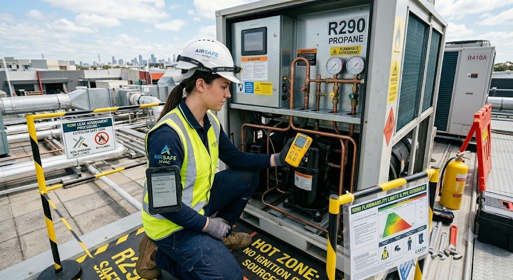 R290 leak detection risk assessment
