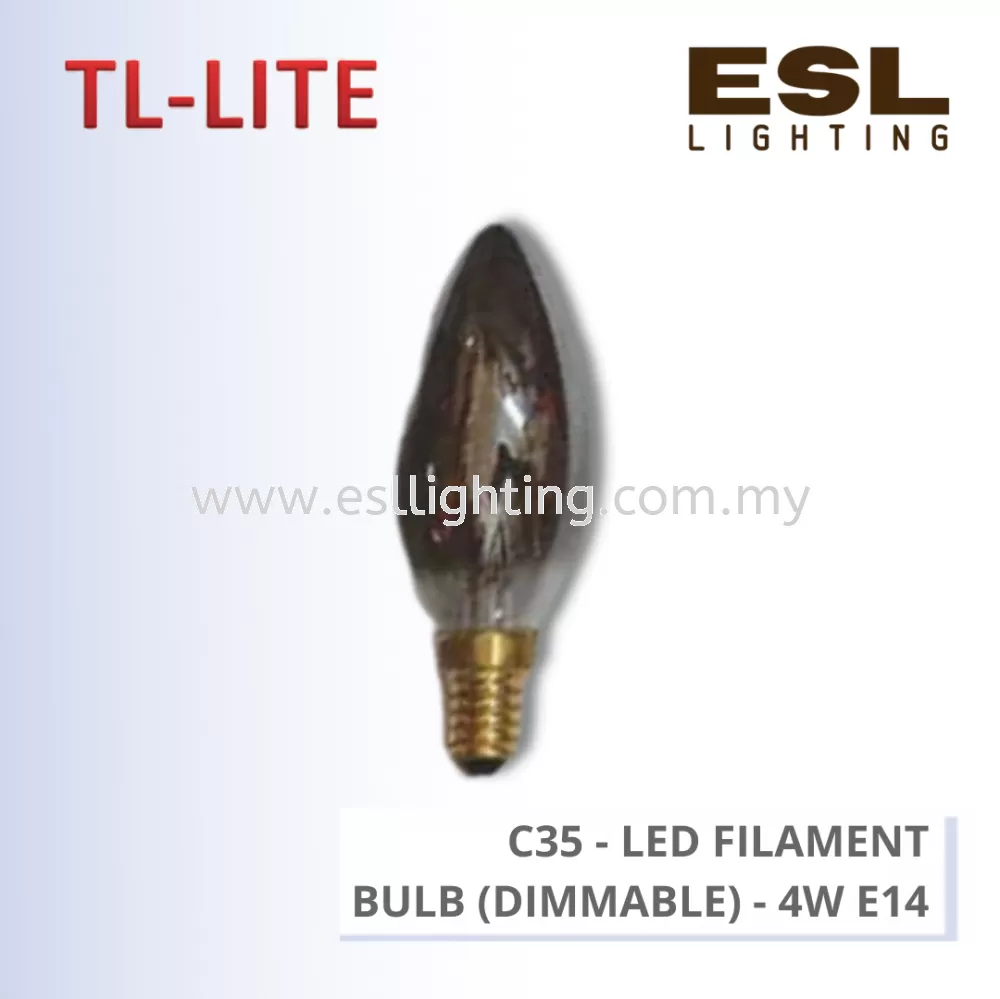 TL-LITE BULB - LED FILAMENT BULB (DIMMABLE) - C35 - 4W
