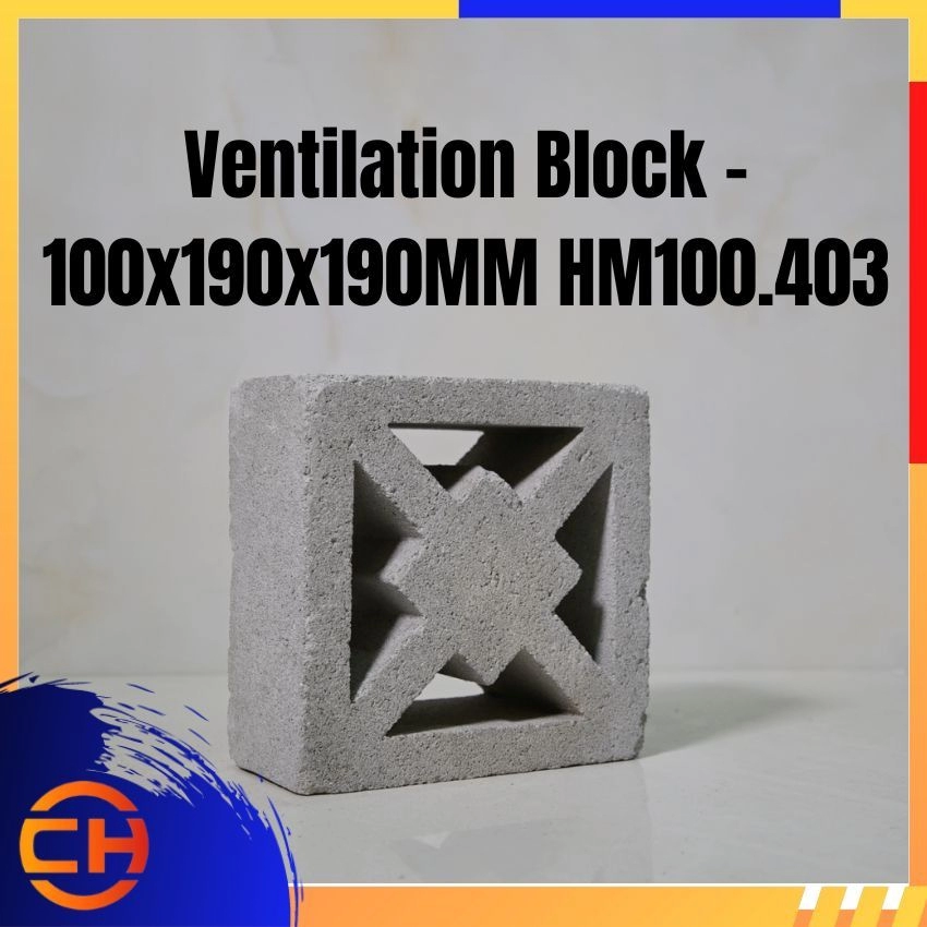 Ventilation Block - 100x190x190MM HM100.403