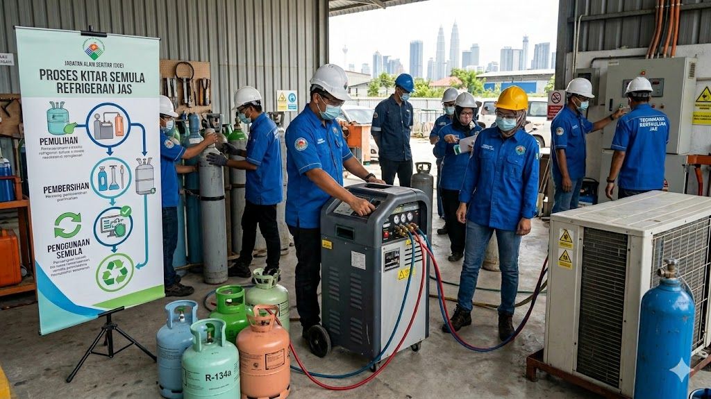 refrigerant reuse and recycling Malaysia DOE