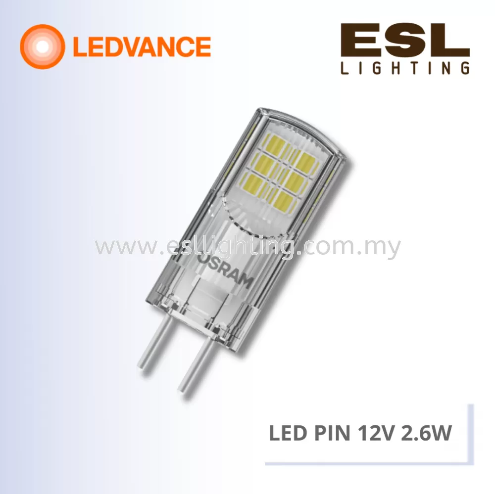 LEDVANCE LED PIN GY6.35 12V 2.6W
