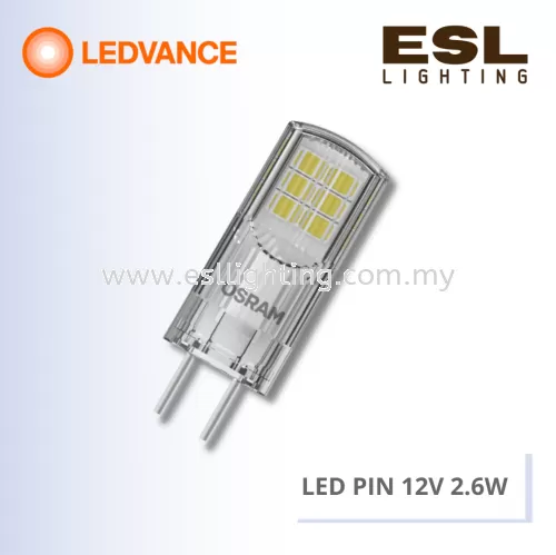 LEDVANCE LED PIN GY6.35 12V 2.6W