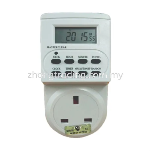 Digital 24HR (Digital) Plug In Timer With SIRIM